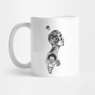 robot girl Mug